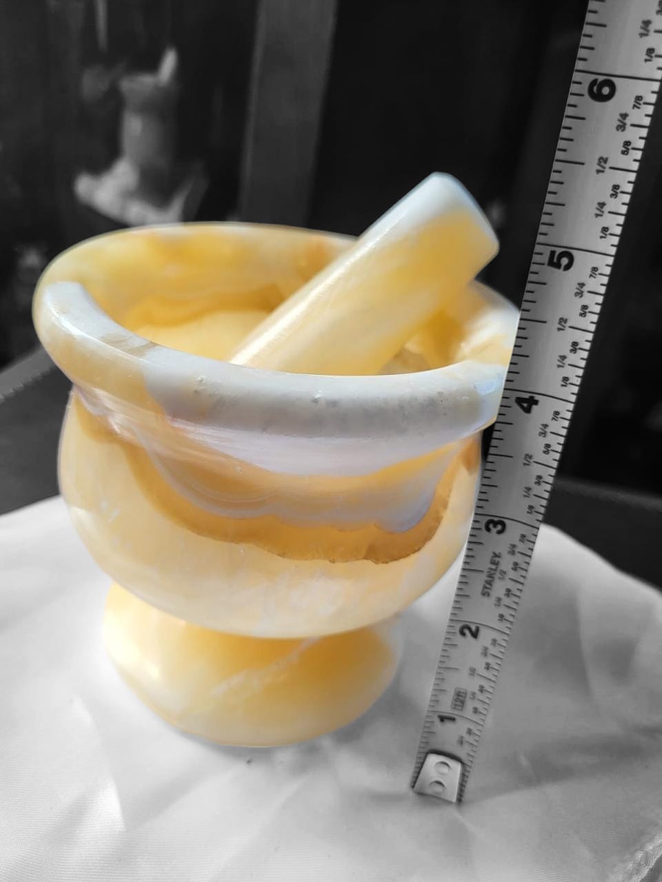 Alabaster Mortar & Pestle