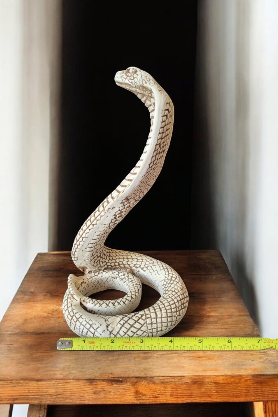 Egyptian Cobra Statue – 11" Uraeus Symbol