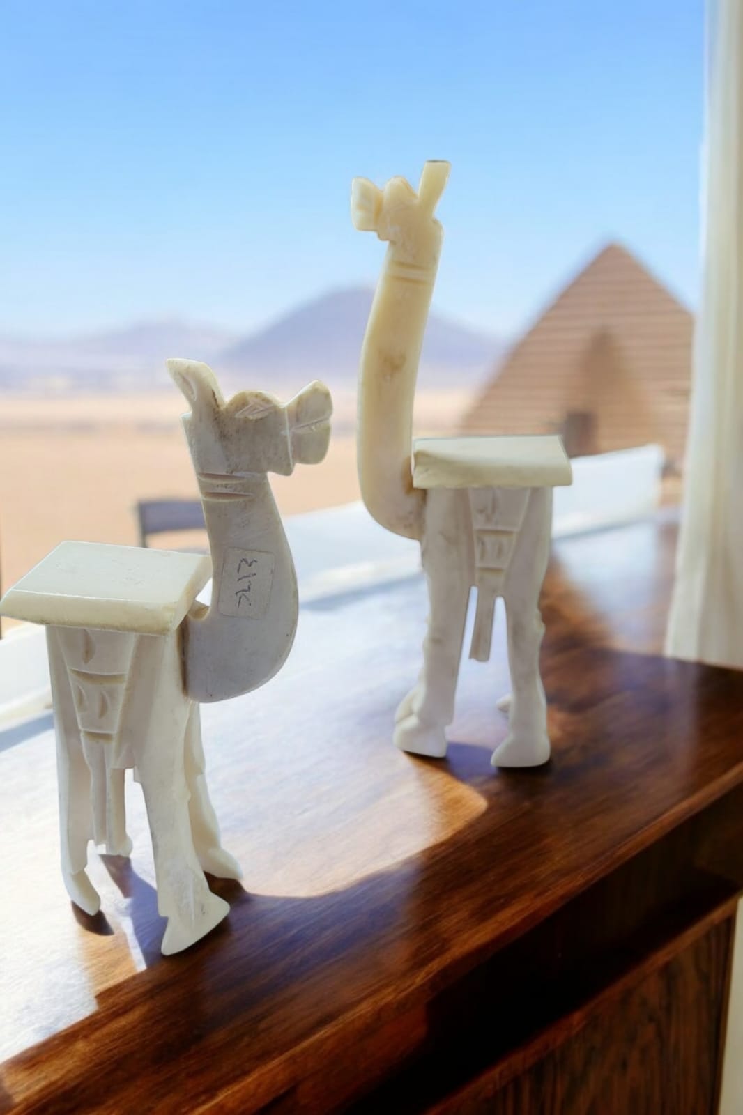 Hand-Carved Camel Bone Camels – 4.5” & 6”