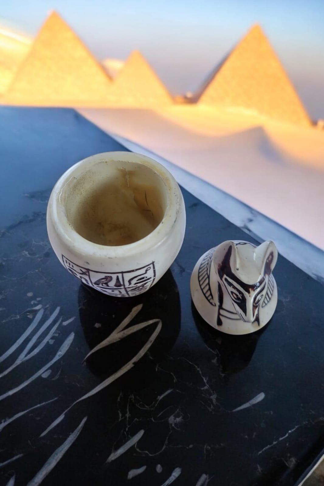 Egyptian Canopic Jar – Duamutef Statue