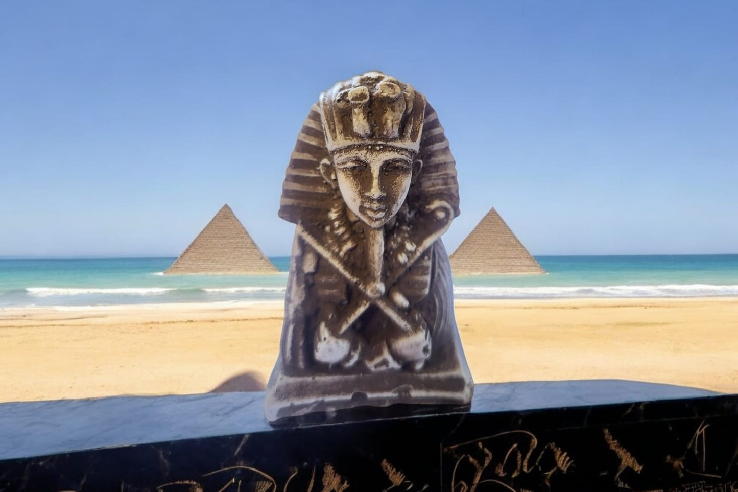 Mini Egyptian Pharaoh Statue