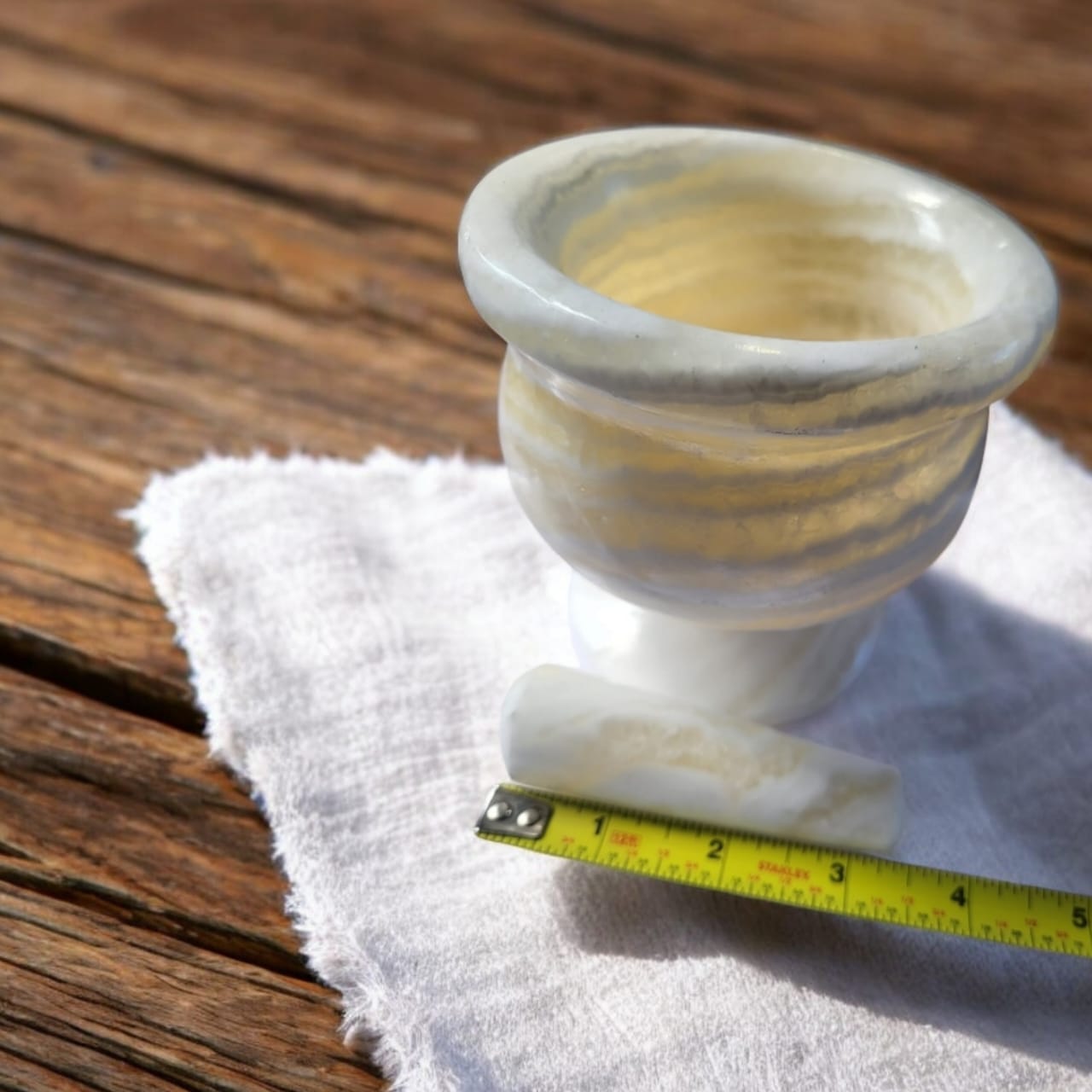 Alabaster Mortar & Pestle
