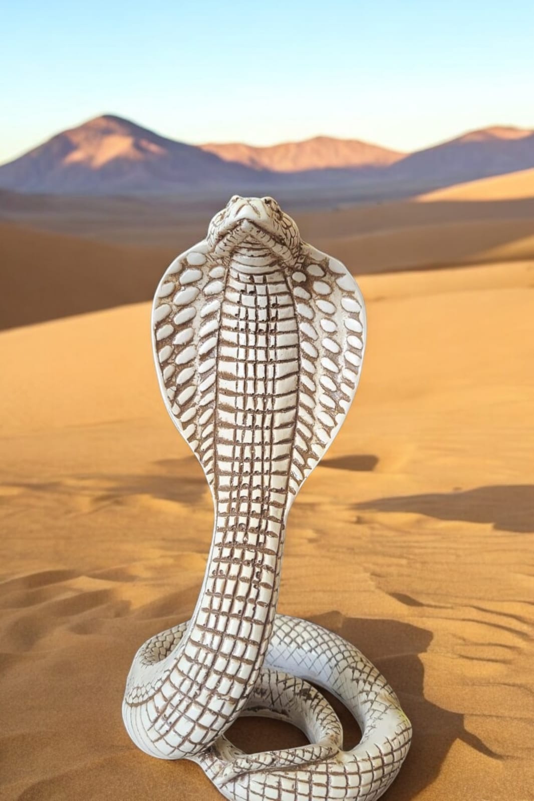 Egyptian Cobra Statue – 11" Uraeus Symbol