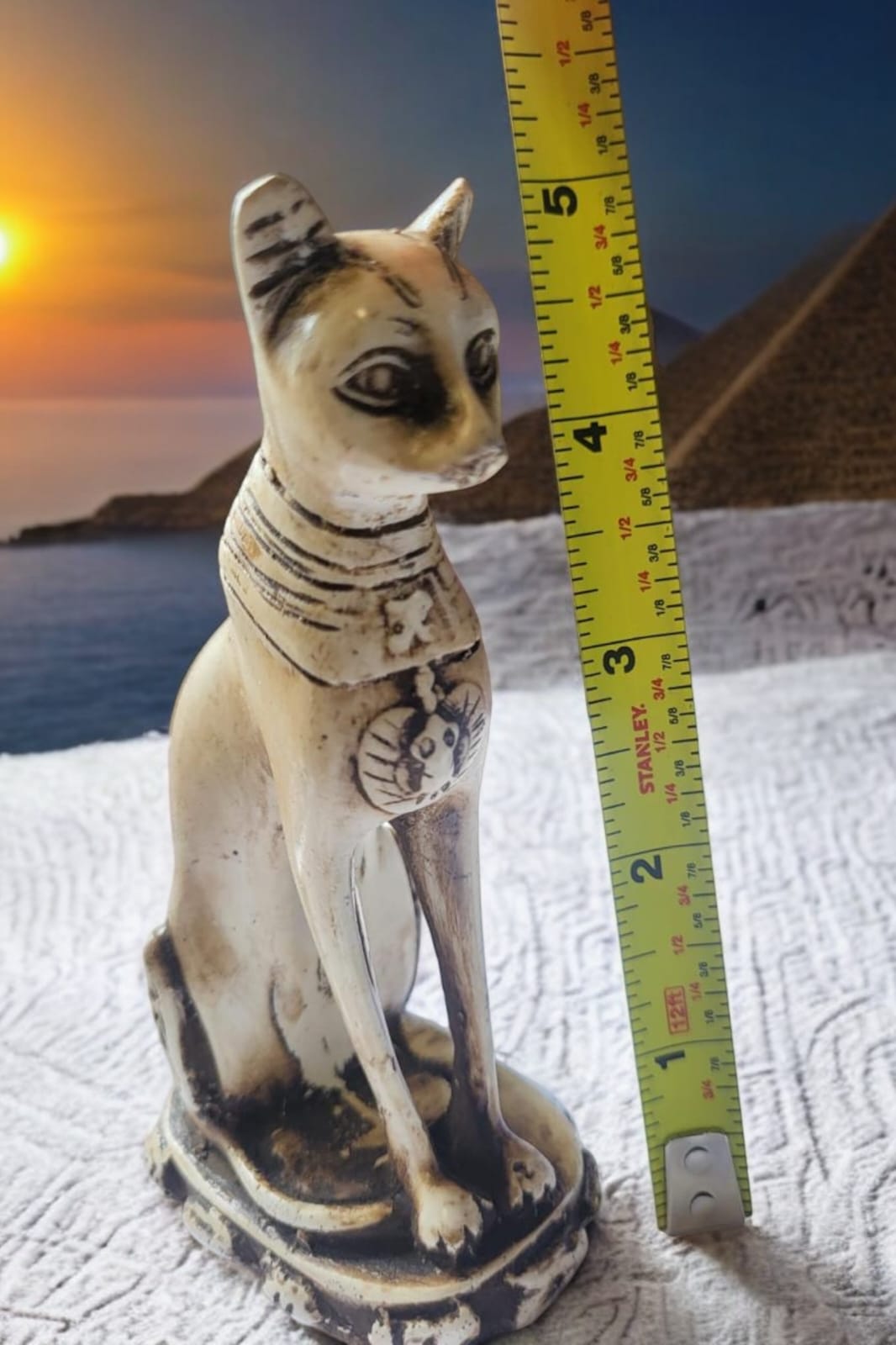 Bastet Cat Statue – Handcrafted 5"